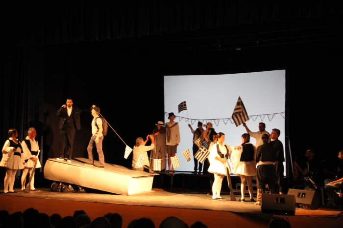 Theater "Aivali" based on the graphic novel of Soloup
