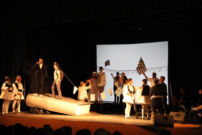 Theater "Aivali" based on the graphic novel of Soloup